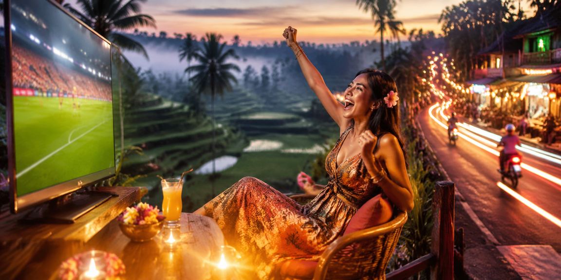 Tampilan layar neon kasino modern dengan suasana malam yang bercahaya dan dinamis