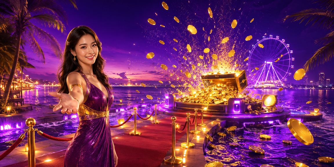 Suasana taruhan casino di tepi pantai dengan nuansa santai dan modern